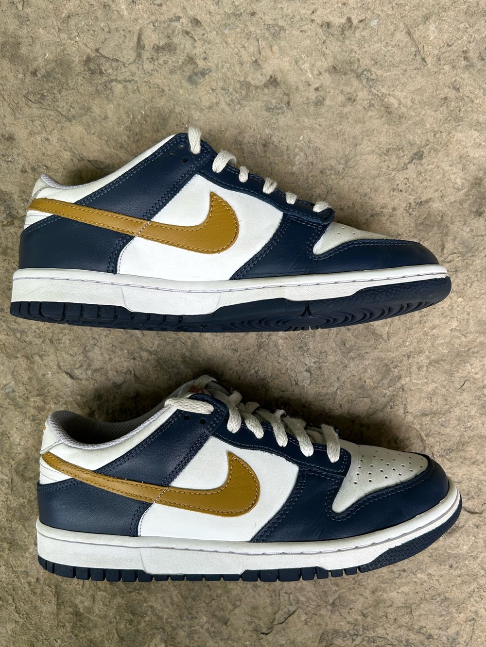 NIKE Dunk Low ‘Midnight Navy Wheat’-Women’s size 8.5 (Y7)
